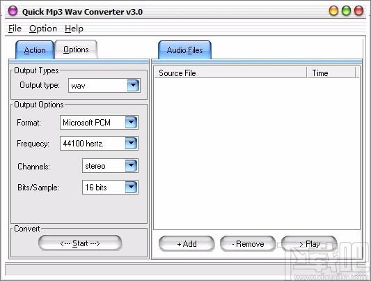 Quick MP3 WAV Converter下载,mp3 wav音频格式转换器