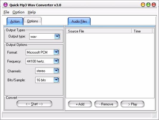 Quick MP3 WAV Converter下载,mp3 wav音频格式转换器