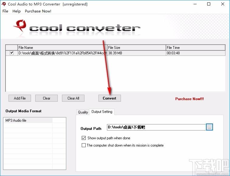 Cool Audio to MP3 Converter,MP3音频格式转换,音频转换