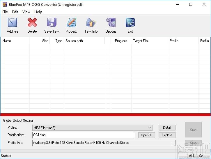 Bluefox MP3 OGG Converter下载,MP3/OGG音频格式转换